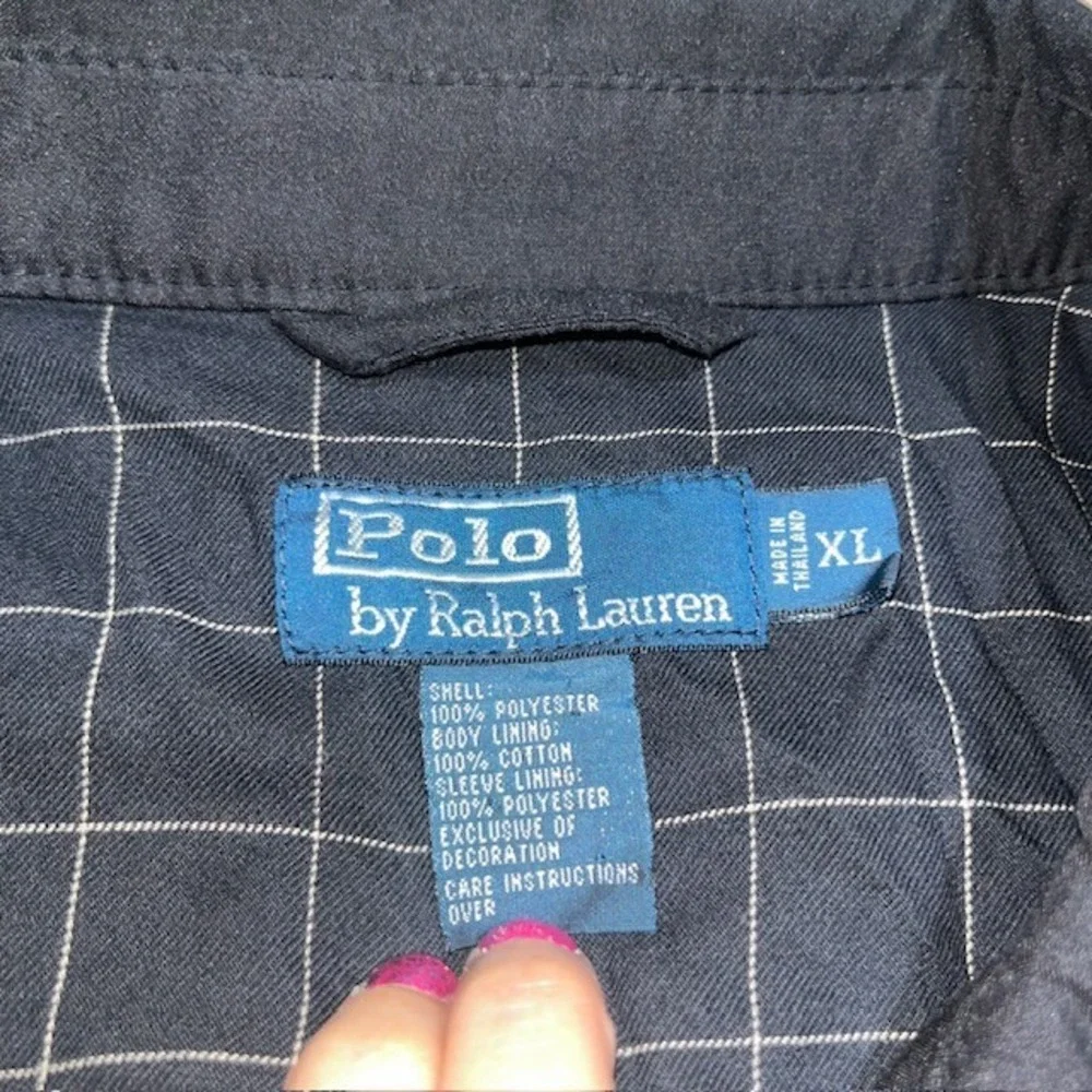 Polo Ralph Lauren Bi-Swing Jacket Collared Full Zip Black XL
